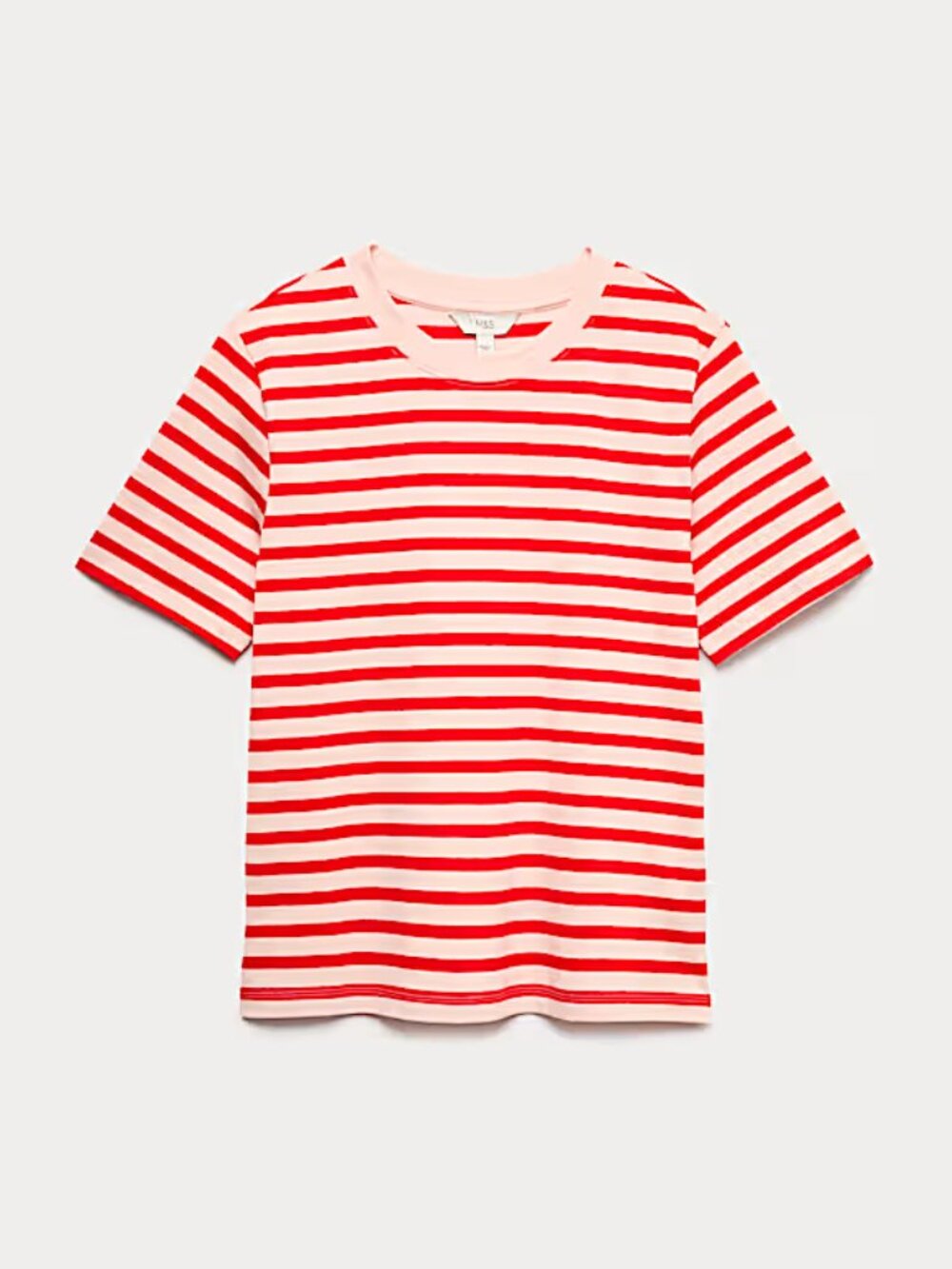 Marks & Spencer Pure Cotton Striped Tee - Picture 2 of 9